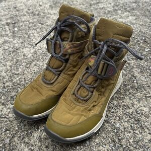 Chaco Borealis Quilted Waterproof Hiking Boot Womens 8 Seaweed Green Lightweight